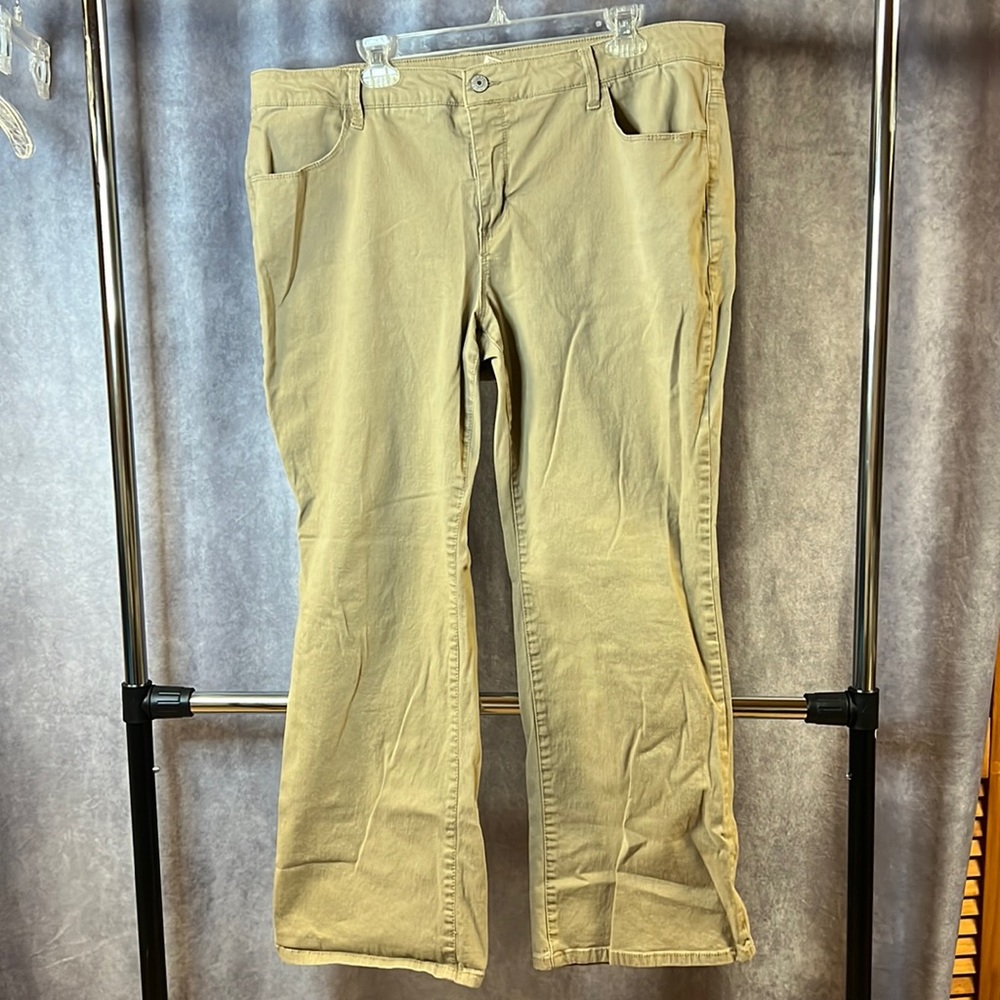 Bootcut Khaki Pants